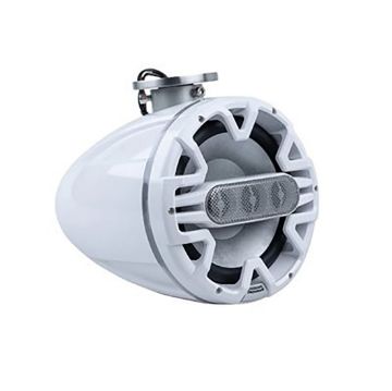 Picture of Memphis Audio 8" Tower Array Speakers w/Outdoor Covers w/2-Channel Marine Amp, White