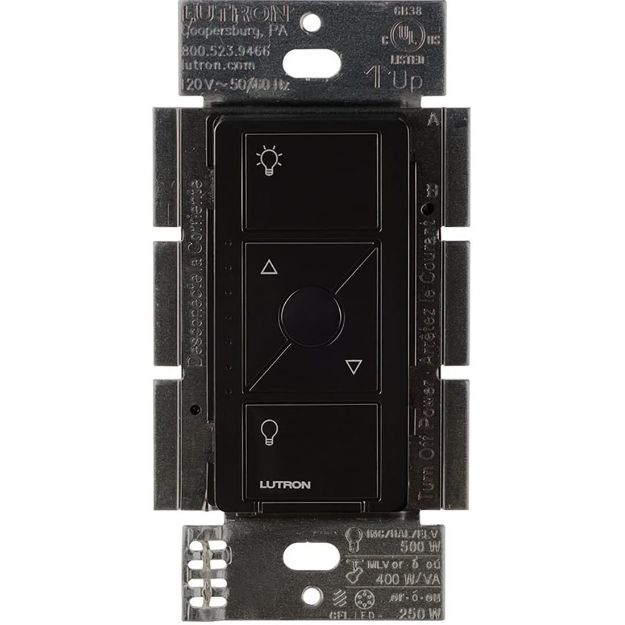 Picture of Lutron Caseta High Voltage Dimmer, Multi-Location with Neutral (black)
