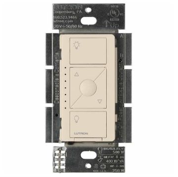 Picture of Lutron Caseta High Voltage Dimmer, Multi-Location with Neutral (light almond)