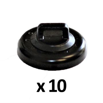 Picture of Rack-A-Tiers 15LB Magnetic Cable Tie Mount 10pk (black)