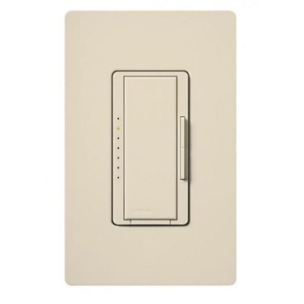 Picture of Lutron RadioRA2 Maestro 600W/600VA Neutral Dimmer (light almond)