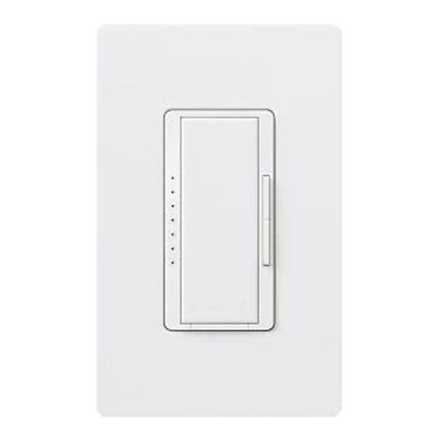 Picture of Lutron RadioRA2 Maestro 600W/600VA Neutral Dimmer (wht)