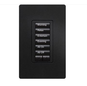 Picture of Lutron RadioRA2 Hybrid Master Keypad w/Neutral Wire (midnight)