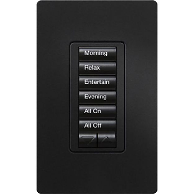 Picture of Lutron 6-Button with raise/lower (midnight)