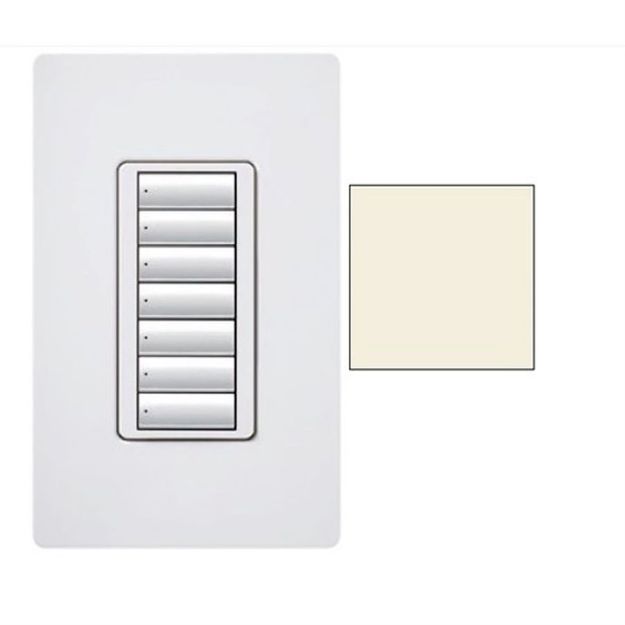 Picture of Lutron RadioRA 2 7 Button Keypad(light Almond)