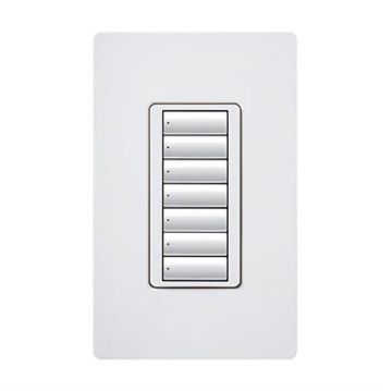 Picture of Lutron RadioRA 2 7 Button Wall-Mount Keypad(snow white)