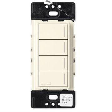 Picture of Lutron RadioRA 3 Sunnata Hybrid Keypad 4 Button(biscuit)