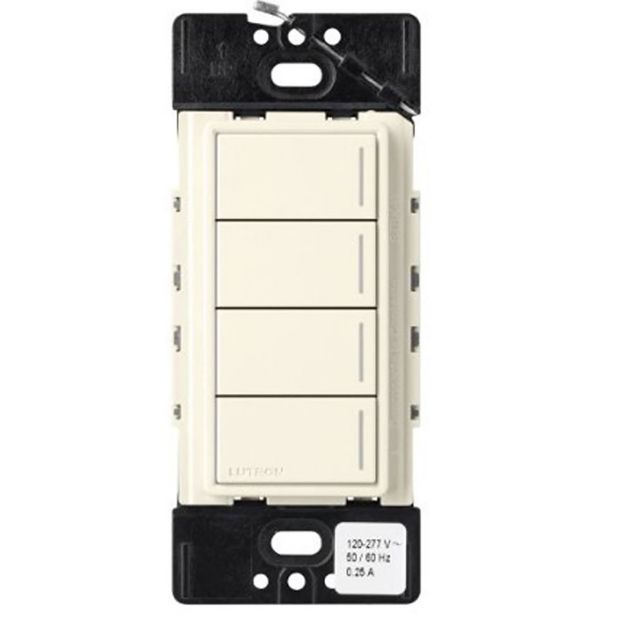 Picture of Lutron RadioRA 3 Sunnata Hybrid Keypad 4 Button(biscuit)