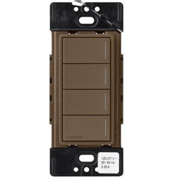 Picture of Lutron RadioRA 3 Sunnata Hybrid Keypad 4 Button(espresso)