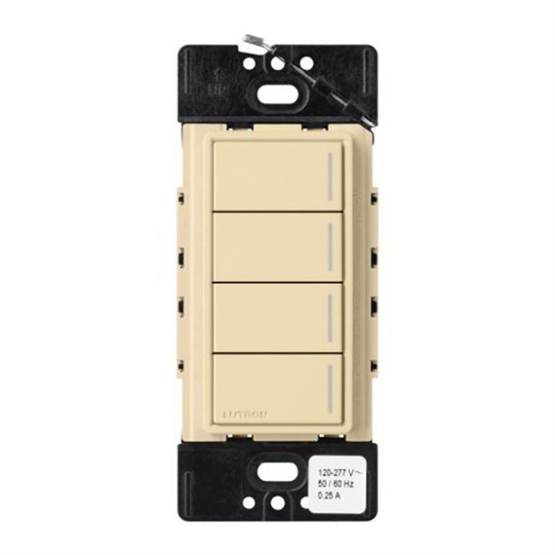 Picture of Lutron RadioRA 3 Sunnata Hybrid Keypad 4 Button(ivory)