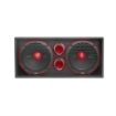 Picture of Memphis Audio Dual 10" w/Tweeter Full Range Truck Enclosure w/LED