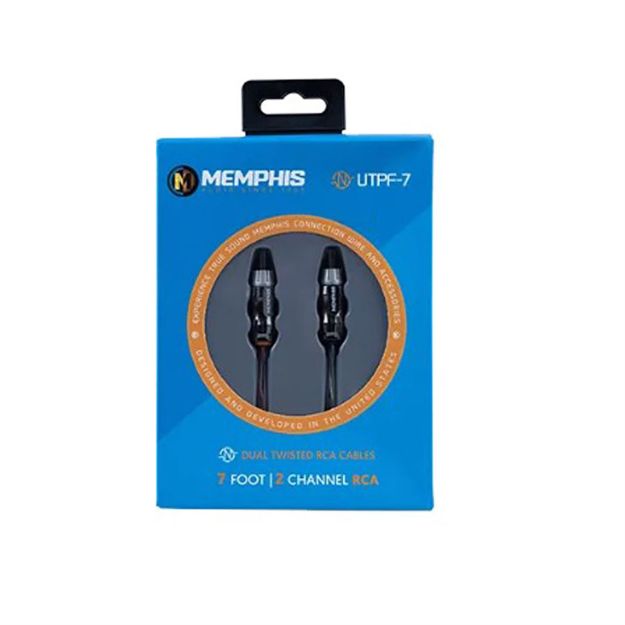 Picture of Memphis Audio 7 Ft, 2-Channel Ultra Twisted Pair RCA Interconnect Cable