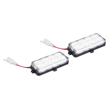 Picture of Heise White Grille Strobe Light Kit - 8 LED, 2-Pack