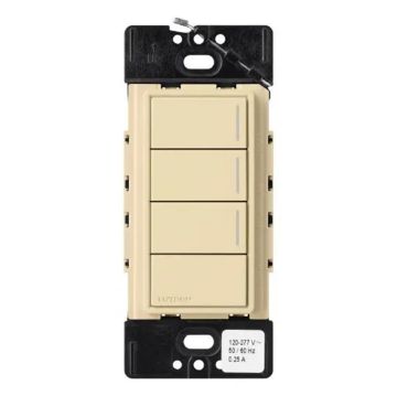 Picture of Lutron RadioRA 3 Sunnata 3-button Hybrid Keypad w/Raise/lower(ivory)