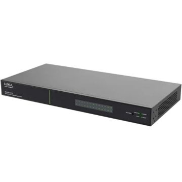 Picture of Luxul 24 PoE+2 Combo RJ45/SFP Rear-Facing Ports - 1Gb L2/L3
