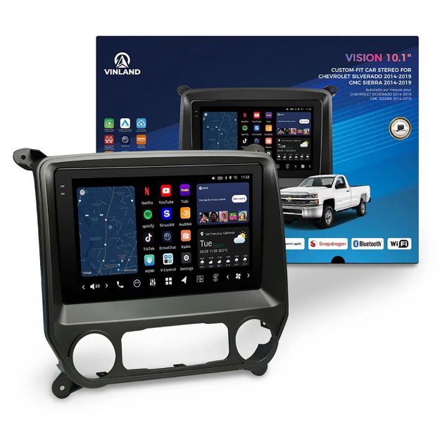 Picture of Vinland CHEVROLET SILVERADO & GMC SIERRA 2014-2019, 10" Screen