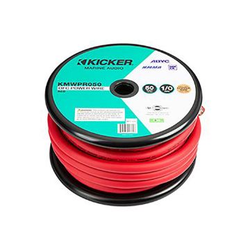 Picture of KICKER Marine 4awg Power Wire, 100ft, Red, RoHS Compliant