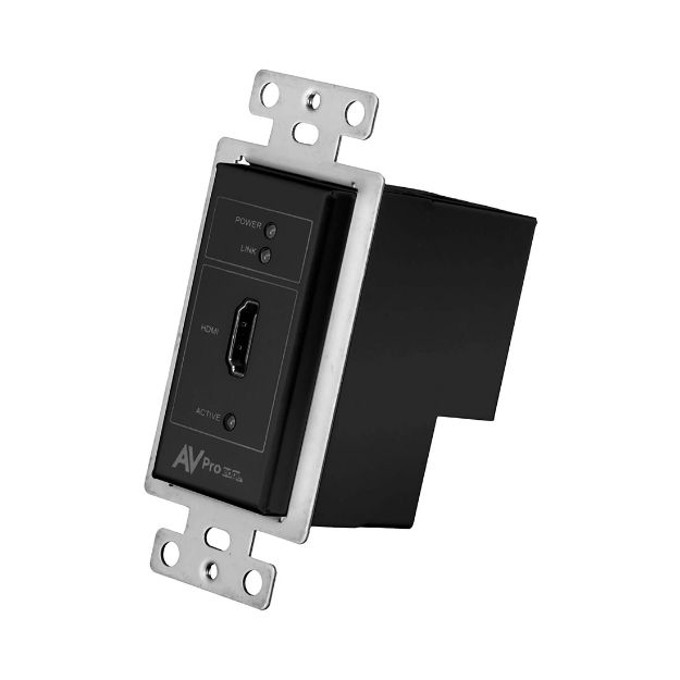 Picture of AVPro Edge ConferX HDMI Wall Plate Transmitter Via HDBaseT (black)