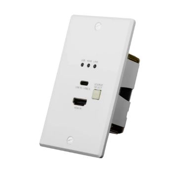 Picture of AVPro ConferX Low-Profile HDMI/USB-C Wall Plate Transmitter