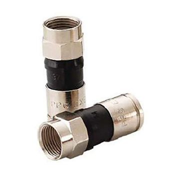 Picture of PPC RG6 Universal Compression Connector, Extended Body (50 pk)