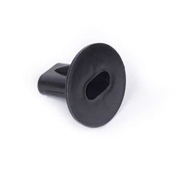 Picture of ASKA Dual RG6 Feed-Thru Bushings (black, 100 pk)