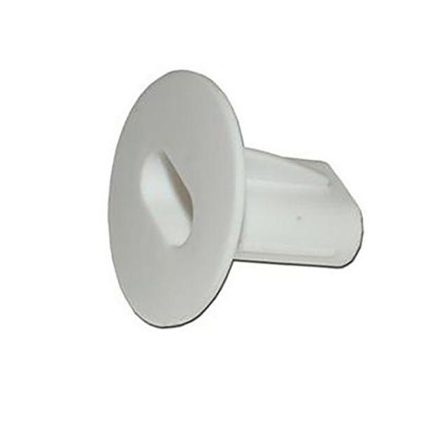 Picture of ASKA Dual RG6 Feed-Thru Bushings (white, 100 pk)