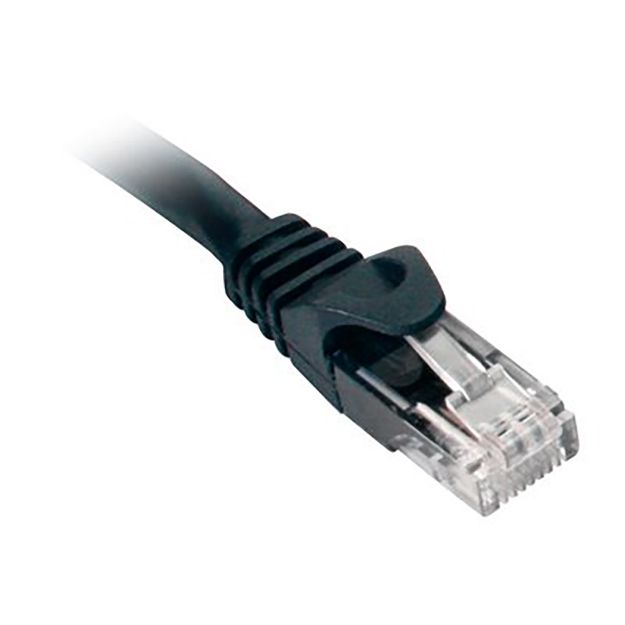 Picture of Quest 6" Cat 6 Patch Cable Booted (black)