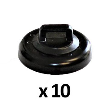 Picture of Rack-A-Tiers 10LB Magnetic Cable Tie Mount 10pk (black)