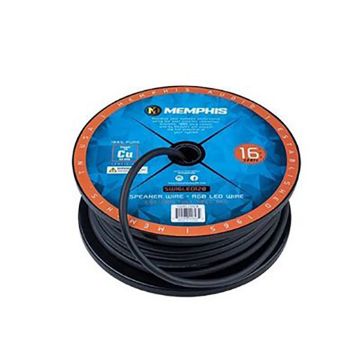 Picture of Memphis Audio 6-Conductor Multifunction Cable - 16 AWG Speaker Wire + RGB LED 120ft.