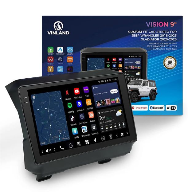 Picture of Vinland JEEP WRANGLER  2018-2023, 9" Screen