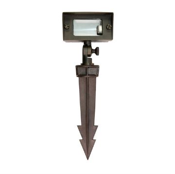 Picture of Red Atom Landscape Flood Light (Brass) (open box)