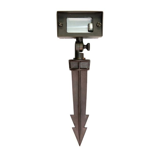Picture of Red Atom Landscape Flood Light (Brass) (open box)