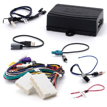 Picture of Crux Radio Replacement with SWC Retention for Select Nissan Sentra Vehicles with Carplay 2019 - UP