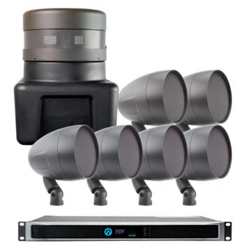 Picture of TruAudio 10" Subwoofer, (6) 4.5" Landscape Speakers, and (1) LEA Amplifier