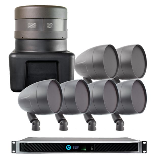 Picture of TruAudio 10" Subwoofer, (6) 4.5" Landscape Speakers, and (1) LEA Amplifier