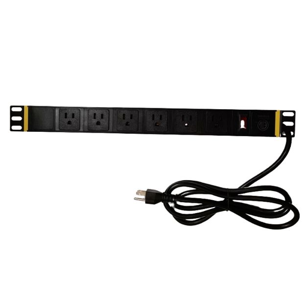 Picture of TruAudio Rack-mounted Power Distribuion Power Strip 6 outlet