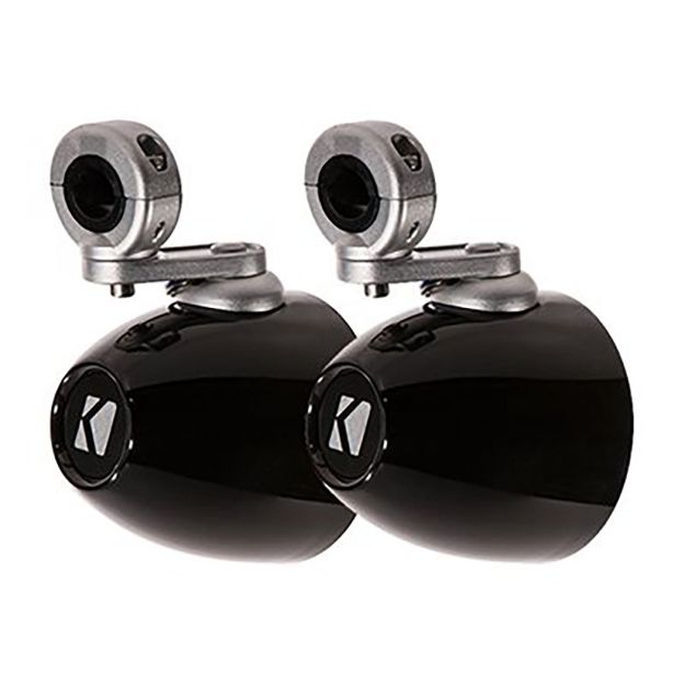 Picture of KICKER KMMTES Mini Tower Enclosures for 4” Drivers (black)