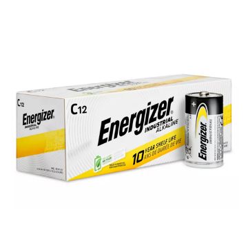 Picture of Energizer Industrial C Alkaline 1.5V Battery, 12-Pack