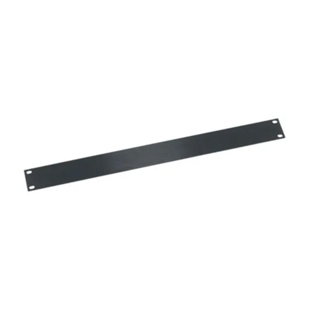 Picture of Middle Atlantic 1RU Flat Blank Rack Panel, Black Brushed and