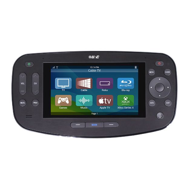 Picture of URC Touch Screen Controller with Hard Buttons and Voice Control