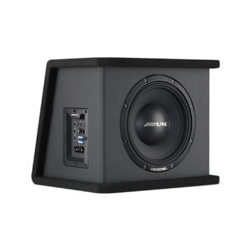 Picture of Alpine Powered 10" Subwoofer Wedge Enclosure