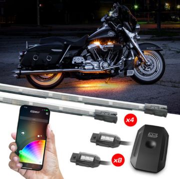Picture of XKGLOW XKchrome Moto STANDARD Kit