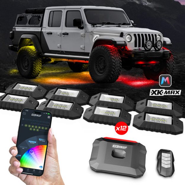 Picture of XKGLOW XKmax Rock Kit 12PC RGBW