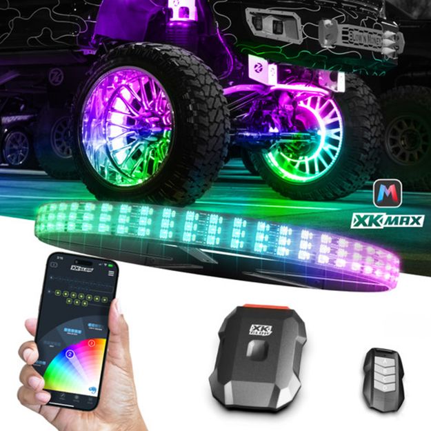 Picture of XKGLOW XKmax (4)Wheel 16.5" Ultra RGBW Kit