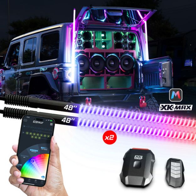 Picture of XKGLOW XKmax Whip (2)48" RGBW Kit