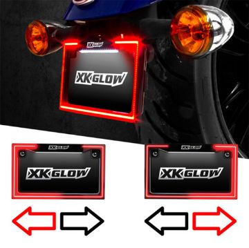 Picture of XKGLOW Moto Plate w/Turn Black