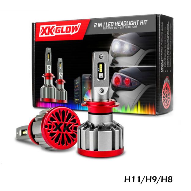 Picture of XKGLOW RGB (2)HL LED H11 H8 H9