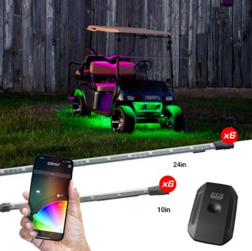 Picture of XKGLOW XKchrome Golf Cart ADV Kit