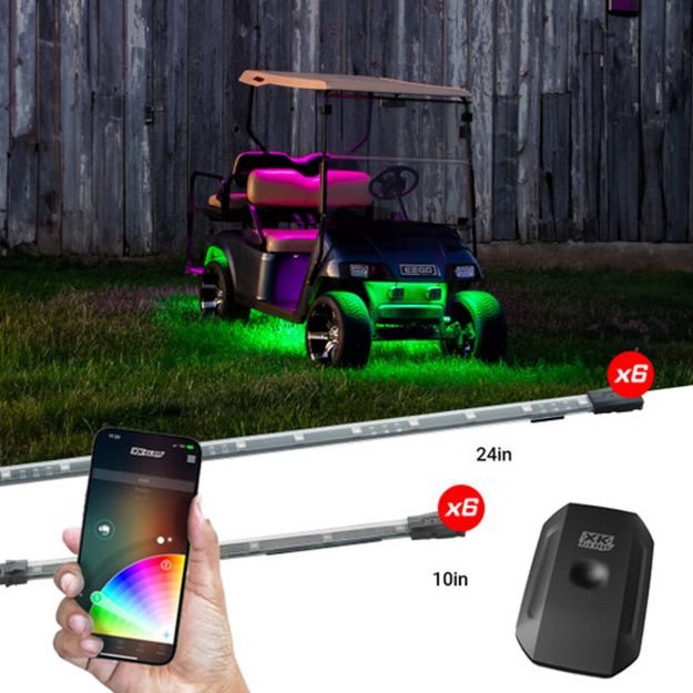 Picture of XKGLOW XKchrome Golf Cart ADV Kit