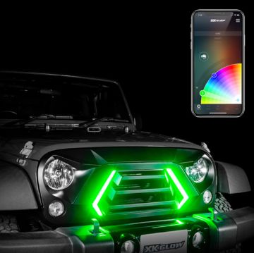 Picture of XKGLOW XKchrome LED Grill JK Wrangler